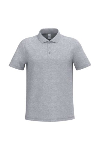 iDeal Basic IB220 férfi galléros pique póló ideal oxford grey színben