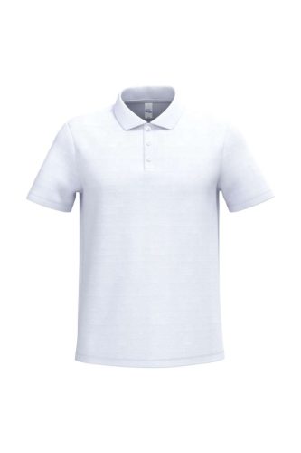 iDeal Basic IB220 férfi galléros pique póló ideal white színben