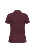 iDeal Basic IB221 női galléros pique póló ideal burgundy színben