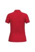 iDeal Basic IB221 női galléros pique póló ideal red színben