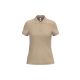 iDeal Basic IB221 női galléros pique póló ideal sand színben