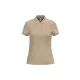 iDeal Basic IB296 női galléros pique póló ideal sand színben