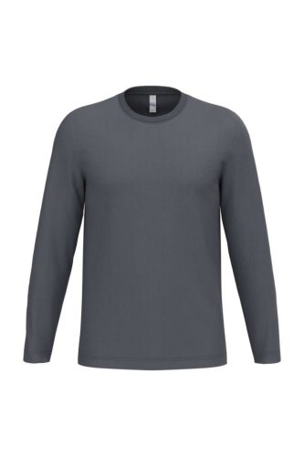iDeal Basic IB313 unisex hosszú ujjú póló ideal dark grey színben