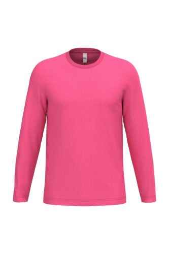 iDeal Basic IB313 unisex hosszú ujjú póló ideal fuchsia színben