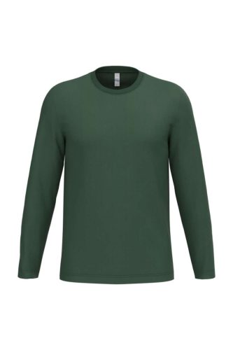 iDeal Basic IB313 unisex hosszú ujjú póló ideal forest green színben
