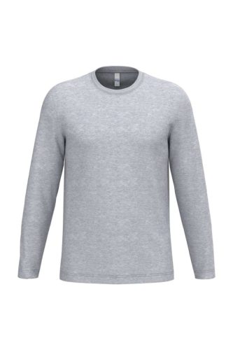 iDeal Basic IB313 unisex hosszú ujjú póló ideal oxford grey színben