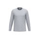iDeal Basic IB313 unisex hosszú ujjú póló ideal oxford grey színben