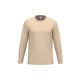iDeal Basic IB313 unisex hosszú ujjú póló ideal sand színben