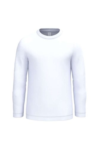 iDeal Basic IB314 gyerek hosszú ujjú póló ideal white színben