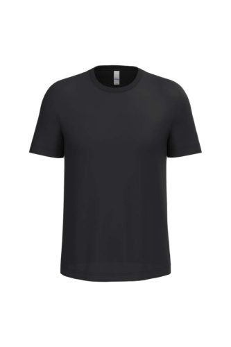 iDeal Basic IB320 férfi körkötött póló ideal black színben