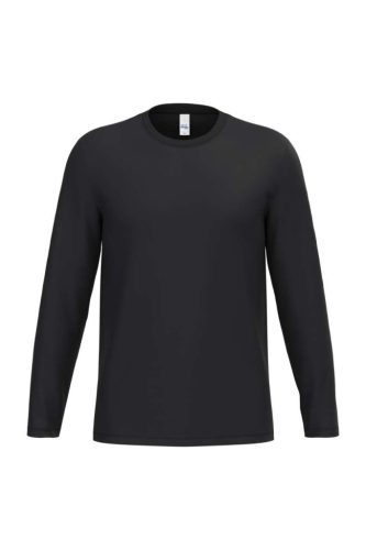 iDeal Basic IB323 unisex hosszú ujjú póló ideal black színben