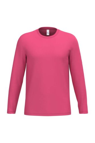 iDeal Basic IB323 unisex hosszú ujjú póló ideal fuchsia színben