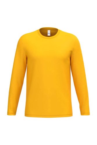 iDeal Basic IB323 unisex hosszú ujjú póló ideal gold színben