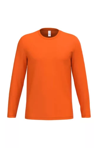 iDeal Basic IB323 unisex hosszú ujjú póló ideal orange színben