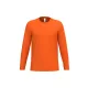iDeal Basic IB323 unisex hosszú ujjú póló ideal orange színben