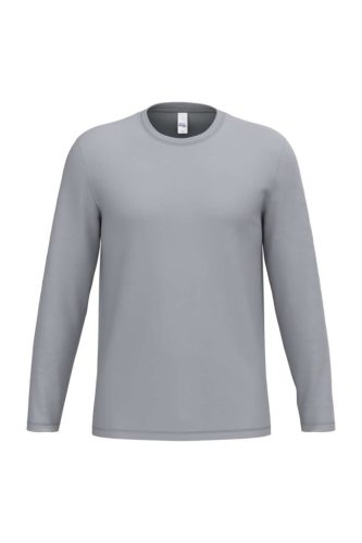 iDeal Basic IB323 unisex hosszú ujjú póló ideal oxford grey színben