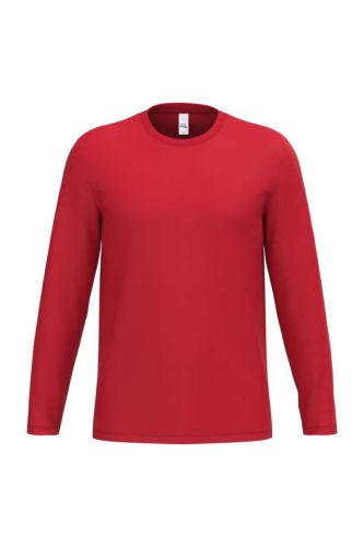 iDeal Basic IB323 unisex hosszú ujjú póló ideal red színben