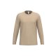 iDeal Basic IB323 unisex hosszú ujjú póló ideal sand színben