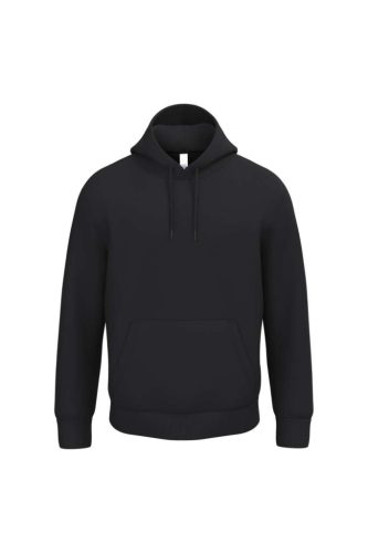 iDeal Basic IB402 unisex kapucnis pulóver ideal black színben