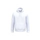 iDeal Basic IB402 unisex kapucnis pulóver ideal white színben