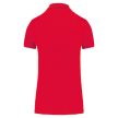 Kariban KA2026 női galléros rövid ujjú póló - red szín