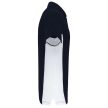 Kariban KA232 kéttónusú galléros férfi pique póló - navy/white szín