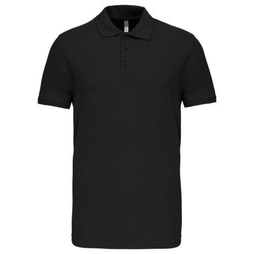 Kariban KA239 galléros férfi póló - black szín