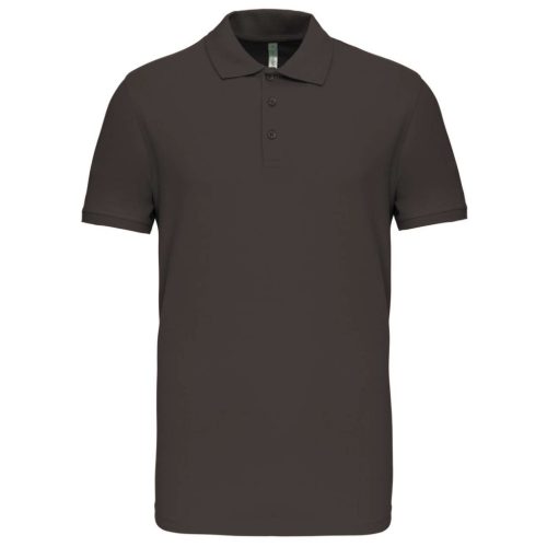Kariban KA239 galléros férfi póló - dark grey szín