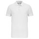 Kariban KA239 galléros férfi póló - white szín