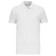 Kariban KA239 galléros férfi póló - white szín
