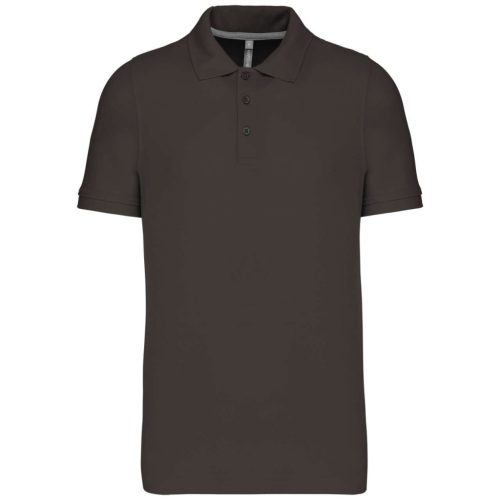 Kariban KA241 galléros férfi póló - dark grey szín