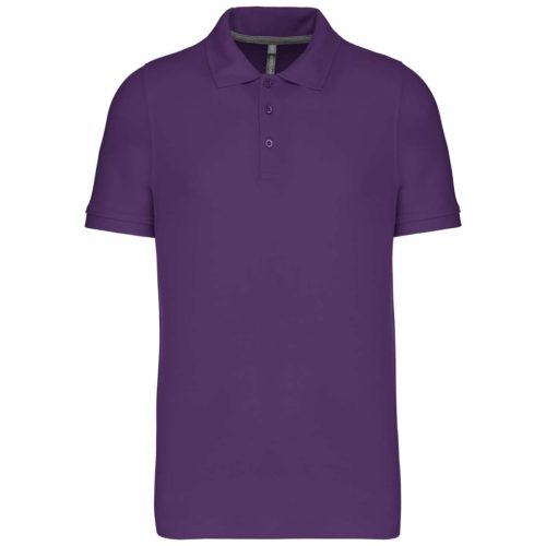 Kariban KA241 galléros férfi póló - purple szín