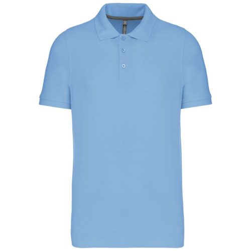 Kariban KA241 galléros férfi póló - sky blue szín