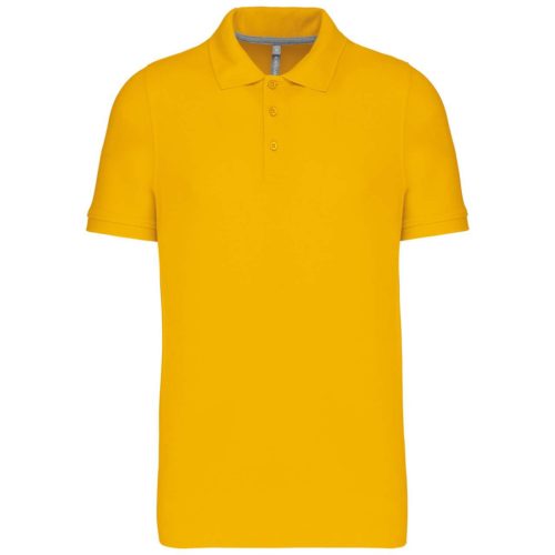 Kariban KA241 galléros férfi póló - yellow szín