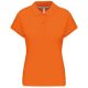 Kariban KA242 galléros női póló - orange szín
