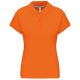 Kariban KA242 galléros női póló - orange szín