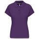Kariban KA242 galléros női póló - purple szín