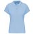 Kariban KA242 galléros női póló - sky blue szín