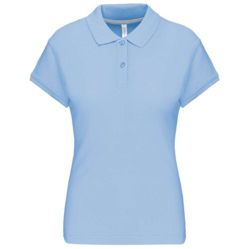 Kariban KA242 galléros női póló - sky blue szín
