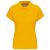 Kariban KA242 galléros női póló - yellow szín