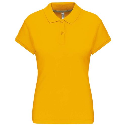 Kariban KA242 galléros női póló - yellow szín