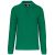 Kariban KA243 hosszú ujjú galléros férfi póló - kelly green szín