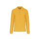 Kariban KA243 hosszú ujjú galléros férfi póló - yellow szín