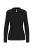 Kariban KA244 női hosszú ujjú galléros póló - black szín