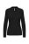 Kariban KA244 női hosszú ujjú galléros póló - black szín