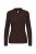 Kariban KA244 női hosszú ujjú galléros póló - chocolate szín
