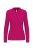 Kariban KA244 női hosszú ujjú galléros póló - fuchsia szín