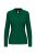 Kariban KA244 női hosszú ujjú galléros póló - kelly green szín