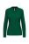 Kariban KA244 női hosszú ujjú galléros póló - kelly green szín