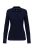 Kariban KA244 női hosszú ujjú galléros póló - navy szín